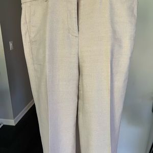 Linen blend women’s trousers